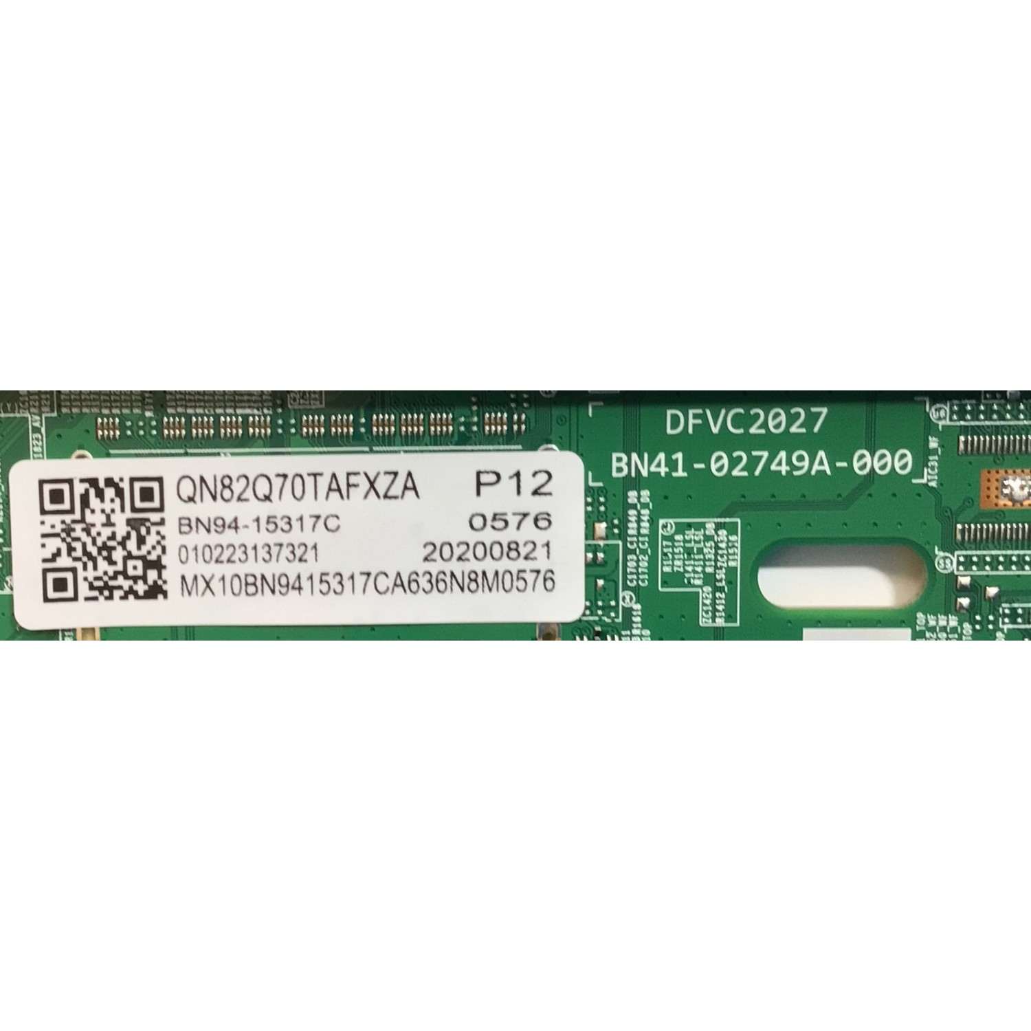 KIT DE TARJETAS PARA TV SAMSUNG / MAIN BN94-15317C / BN41-02749A-000 / BN97-18593C / DFVC2027 / FUENTE BN44-01065A / L82S6N_THS / PANEL CY-RT082FGLV2H / MODELO QN82Q70TAFXZA / QN82Q70TAFXZA FB01 - Imagen 2